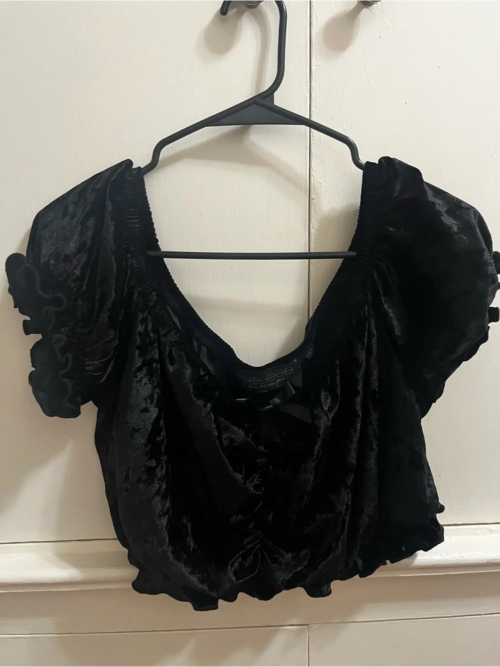 Foxblood Jovie Velvet Two-Piece - Picture 3 of 6